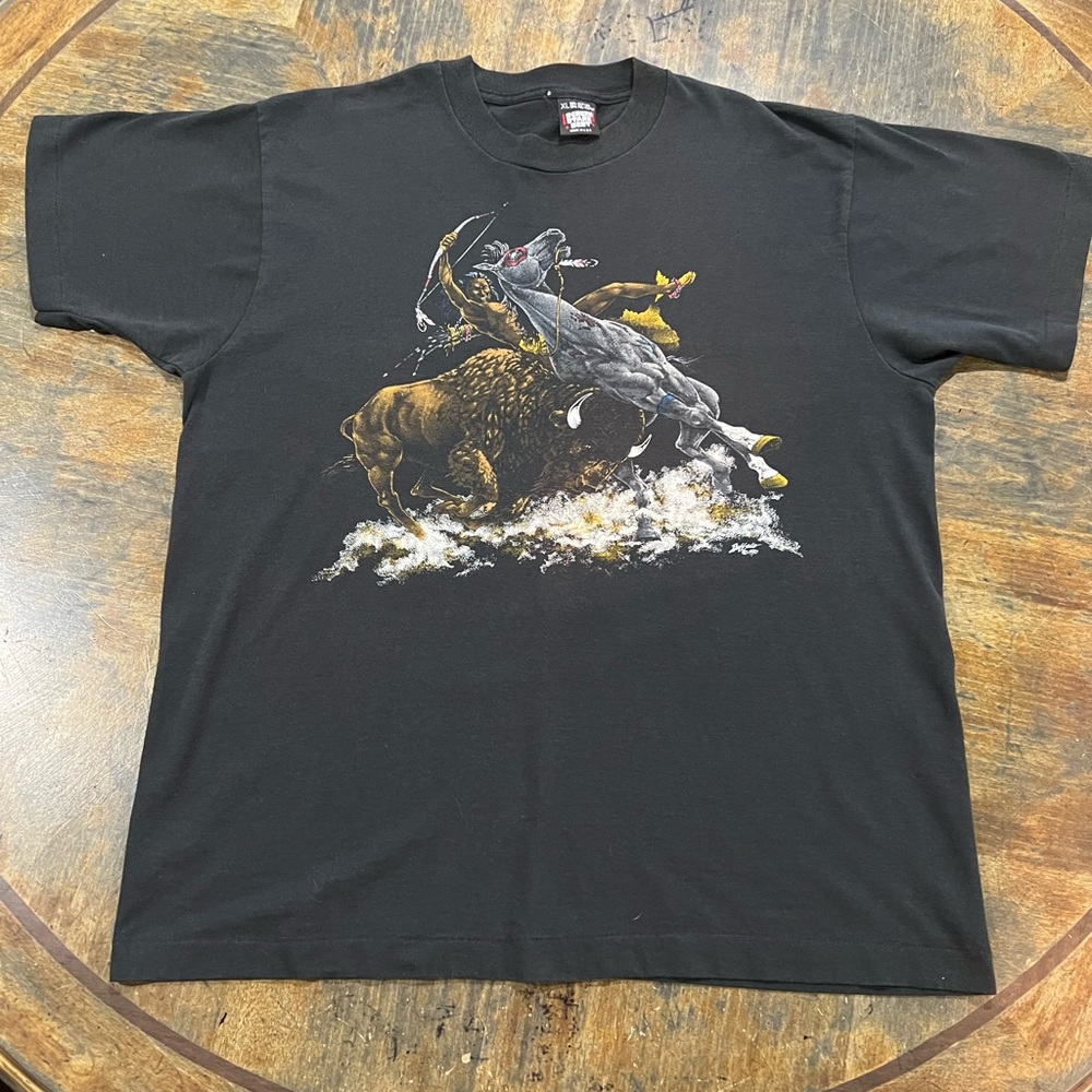 Vintage Single Stitch Native American Tee